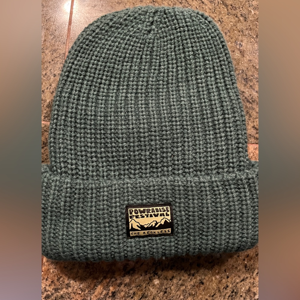 Notice the Reckless Beanie - Green, NWOT